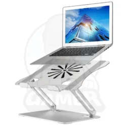 Quality Adjustable Laptop Stand with Cooling Fan At GREENHATO